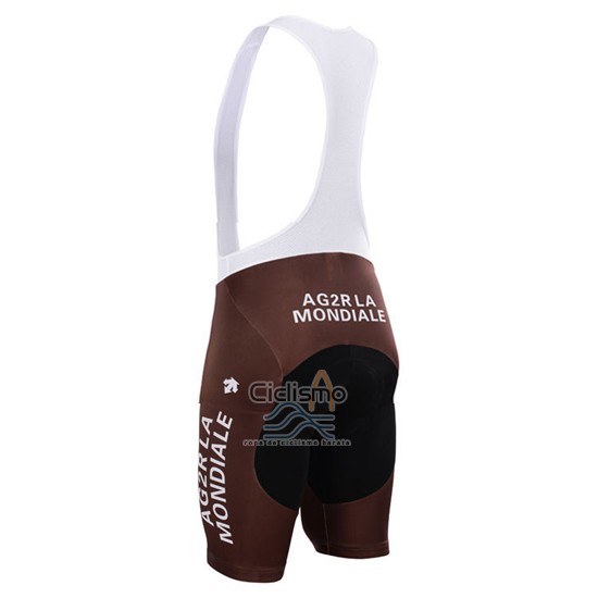 Ag2rla Ropa Ciclismo Culotte Corto 2015 Mangas Cortas Brown